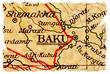Baku old map