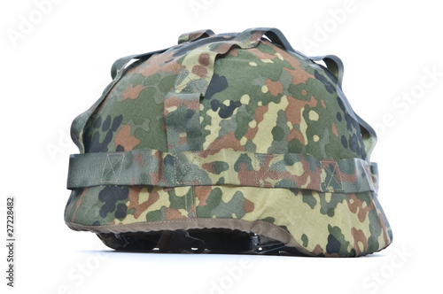 Foto: Stahlhelm mit Überzug Stahlhelm mit Überzug