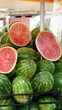 Melonen in Palermo Markt Gemüse Italien Obst Essen