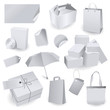Photo en ligne au meilleur prix Set of blank package templates