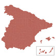 vector map of Spain