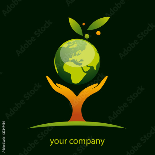 Vector: logo entreprise, logo écologie, logo bio logo entreprise, logo écologie, logo bio