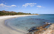 Spiaggia sabbia bianca, golfo di orosei, sardegna