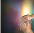 Man receiving energy