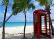 antigua phone box