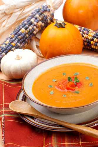 Photo: Roasted Bell Pepper Pumpkin Soup Roasted Bell Pepper Pumpkin Soup