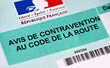 Avis de contravention