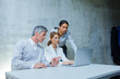 Photo: People in the factory with technology in communication People in the factory with technology in communication
