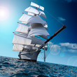 Sailing ship at sea Sailing ship at sea