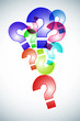 question marks background