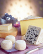 Reblochon, roquefort, comté, chèvre Reblochon, roquefort, comté, chèvre