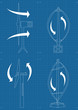 Windmill alternative energy generator blueprint