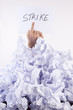 Businessman overwhelmed by the paper