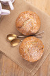 poppy seed and lemon muffins in rustic style poppy seed and lemon muffins in rustic style