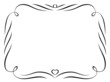 Vector calligraphy ornamental decorative frame Vector calligraphy ornamental decorative frame