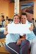 Reklame im Fitnesscenter