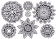 lace pattern, vector