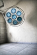 Photo: An abstract image of a surgical lamp at an abandoned hospital An abstract image of a surgical lamp at an abandoned hospital