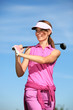 Weibliche Golferin