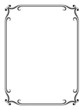 Vector calligraphy ornamental decorative frame Vector calligraphy ornamental decorative frame