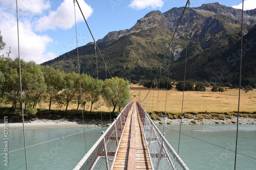 Photo: Hiking trail in New Zealand Hiking trail in New Zealand