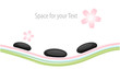 Vector Spa Stones and Sakura