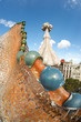 Roof detail of Gaudi's Casa Batllò