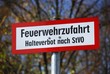 Feuerwehrzufahrtsschild