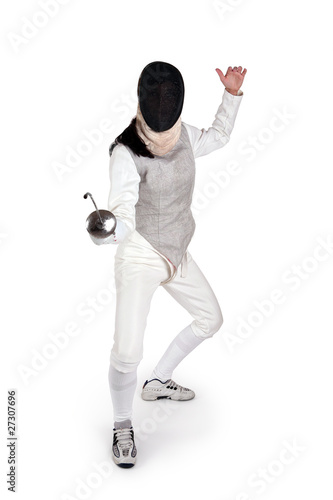 Photo: Female fencer Female fencer