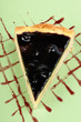 Blueberry and custard cream tart Blueberry and custard cream tart