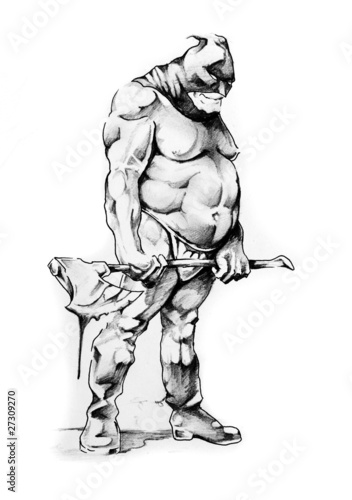 Sketch Of Tattoo Art Warrior Fernando Corts See