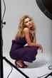 model in studio