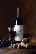 wine and saucisson