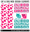 Designs of Pets and Other Related Items - Vector. Pet Store mark Designs of Pets and Other Related Items - Vector. Pet Store mark