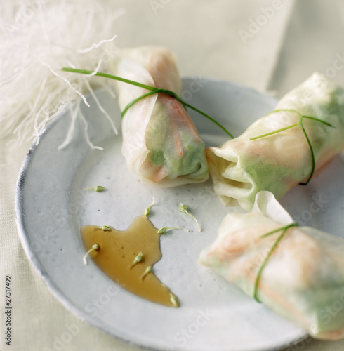 Photo: spring rolls spring rolls