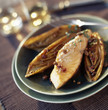 salmon with chicory and coffee
