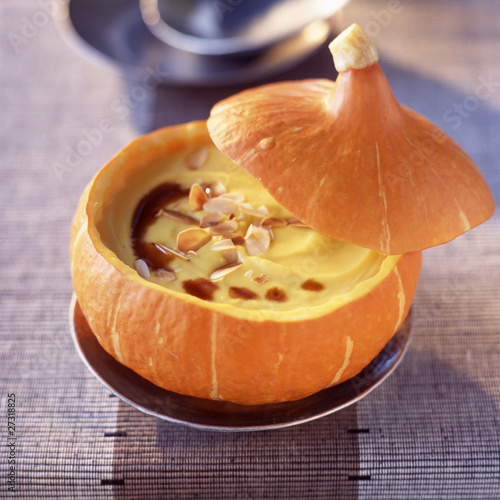 Photo: Cream of pumpkin and coffee Cream of pumpkin and coffee