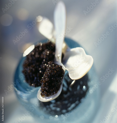 Photo: spoonful of caviar spoonful of caviar