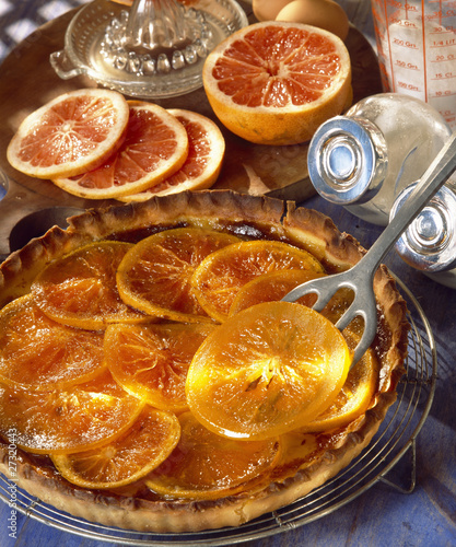 Photo: Grapefruit tart Grapefruit tart