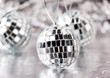 Silver Christmas balls