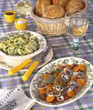 Herrings and warm potatoes