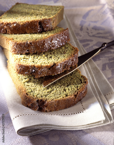 Photo: Matcha green tea cake Matcha green tea cake