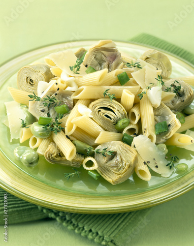 Photo: Pasta and artichoke salad Pasta and artichoke salad