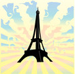eiffel tower - vector