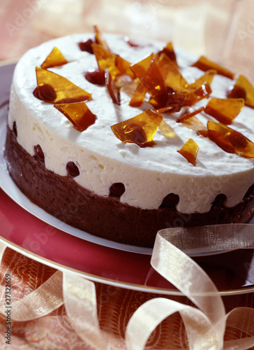 Photo: Chocolate and sour griotte cherry dou cake Chocolate and sour griotte cherry dou cake