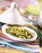 broad bean salad with caraway and grilled almonds