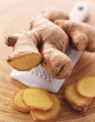 fresh ginger and grater