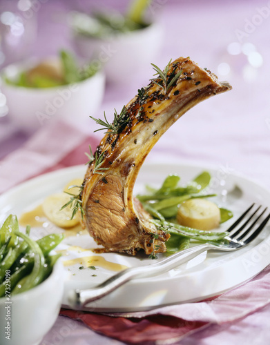 Photo: loin of caramelized lamb loin of caramelized lamb