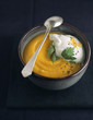 Cream of pumpkin with creme fraiche