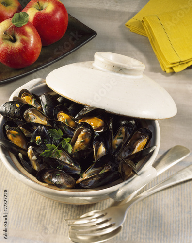 Photo: mussels with cream mussels with cream